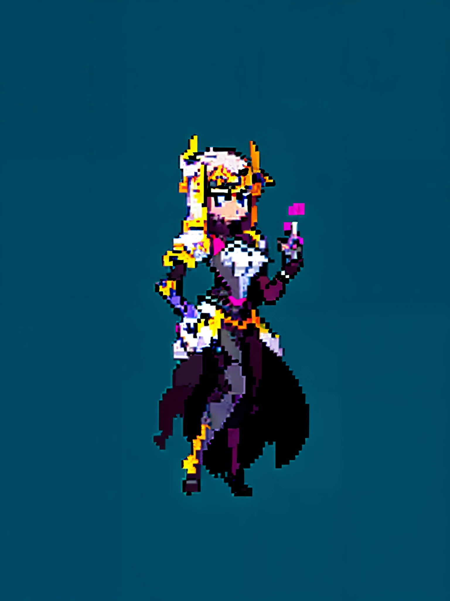 um close de uma imagem em estilo pixel de uma mulher com uma espada, 2 d sprite, /r/pixelarte | |, #pixelarte | |:3, Estilo Duelyst, Pixel Art Sprite, Sprite de corpo inteiro, Personagem de videogame Katana Zero, portrait knights of zodiac girl, SPRITE 2 D, 2 d sprites, menina necromante ciborgue santa