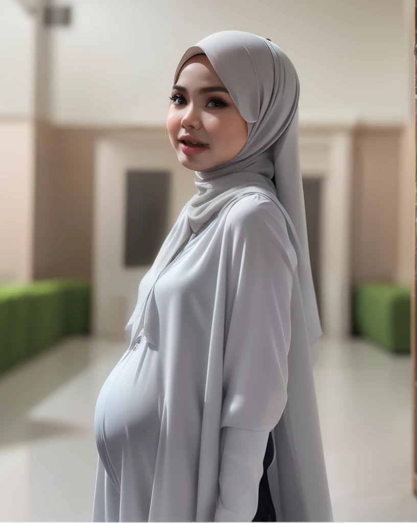 HIJAB MALAY GIRL,, IMF as a good Guy, TECHNOLGY, AI, futuristic, blockchain, International Monetary Fund, (((FLAT CHEST))), (MATRIX WORLD), ((look In front  at the camera and OPEN YOUR MOUTH)), (((HEAVY PREGNANT))).