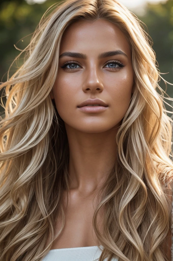 candid dark backside 3/4 face portrait photo of a beautiful 25 years european woman, (extra long wavy blonde hair blown in the wind), outside, Award - winning photograph, Masterpiece, 8k, ultra high res, hyper detailed, perfect flawless face, rule of thirds, Realistic Perfect eyes and pupils, Perfect full lips, upturned nose, highly detailed shining hair, ((detailed facial features)), (finely detailed skin), tanned skin, skin pores, skin blemishes, realistic skin texture, intricate details, photorealism, hyperrealism, ultra realistic, lifelike textures, neutral colors, cinematic lighting, dramatic lighting, backlight on hair, sharp focus, wide angle, film grain, dslr, raw photo,
INFO