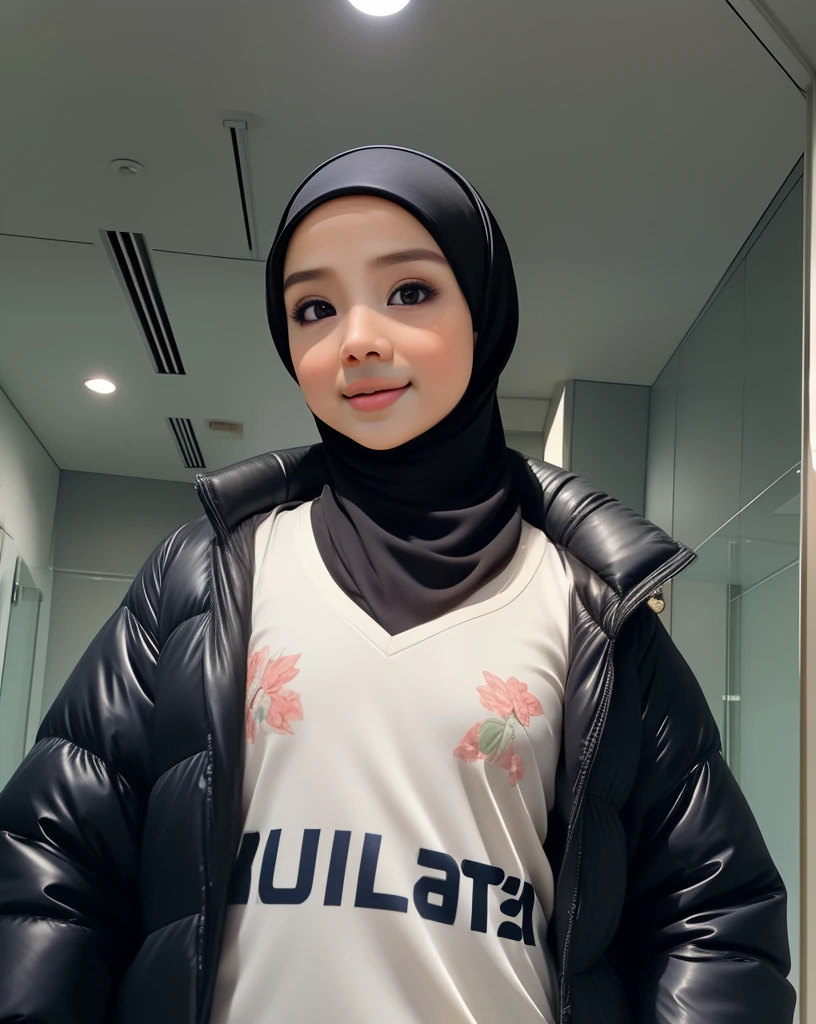 (((HIJAB MALAY GIRL))), masutepiece, High quality, UHD 32K, Realistic face, Realistic skin feeling , A Japanese Lady, 6 years old, Little Girl, Very cute and baby-like face, (((FLAT CHEST))), (MATRIX WORLD), ((look In front  at the camera and OPEN YOUR MOUTH)), (((LITTLE GIRL))), (((CUTE GIRL))).