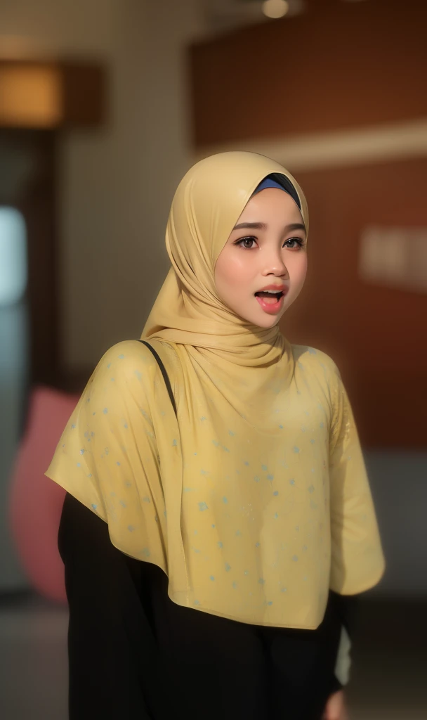 (((HIJAB MALAY GIRL))), masutepiece, High quality, UHD 32K, Realistic face, Realistic skin feeling , A Japanese Lady, 8 years old, Little Girl, Very cute and baby-like face, (((FLAT CHEST))), (MATRIX WORLD), ((look In front  at the camera and OPEN YOUR MOUTH)), (((LITTLE GIRL))), (((CUTE GIRL))).