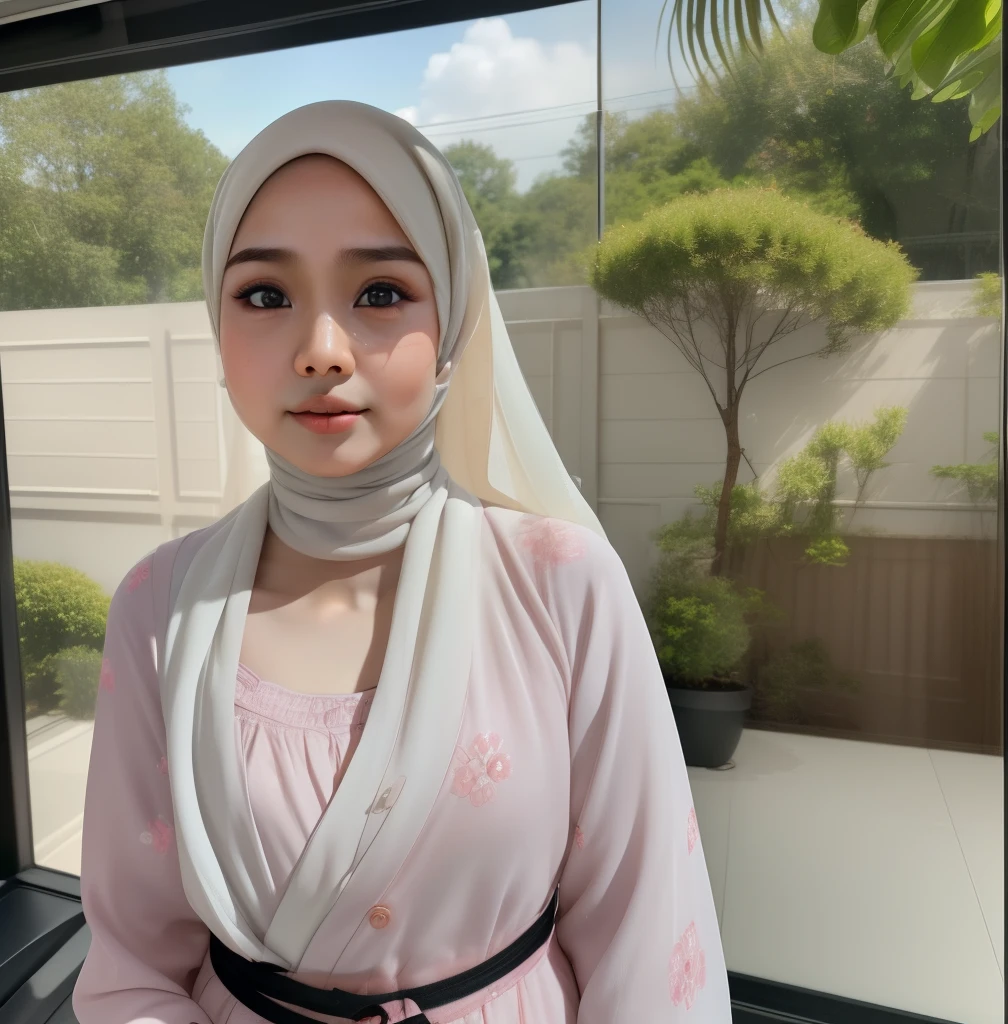 (((HIJAB MALAY GIRL))), masutepiece, High quality, UHD 32K, Realistic face, Realistic skin feeling , A Japanese Lady, 6 , Little Giry cute and baby-like face, (((SADNESS))), (((FLAT CHEST))), (MATRIX WORLD), ((look In front at the camera), (((LITTLE GIRL))), (((CUTE GIRL))).