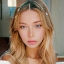 a close up of a woman with long blonde hair and a necklace, perfect face ), perfect face, flawless face, portrait sophie mudd, 18 years old, a girl with blonde hair, instagram model, extremely beautiful face, face like ester exposito, without makeup, beautiful delicate face, beautiful fine face features, leaked image, a gorgeous blonde