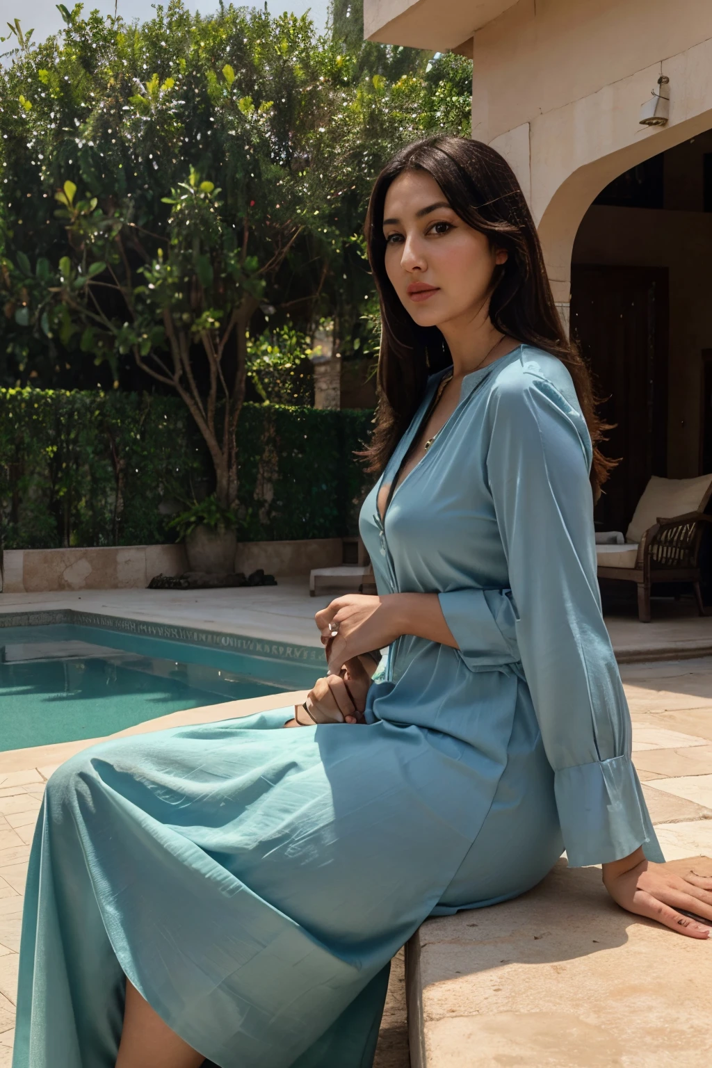 monica bellucci posing for instagram post at pakistan, candid photo shots