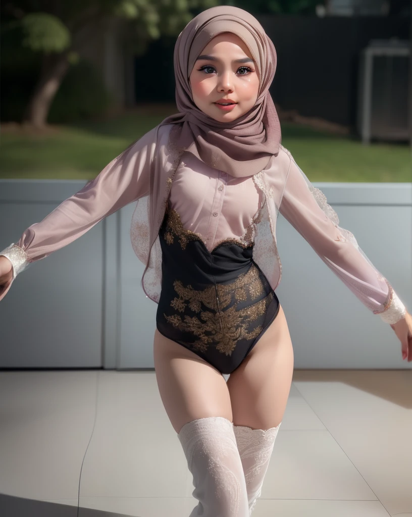 (((HIJAB MALAY GIRL))), masutepiece, High quality, UHD 32K, Realistic face, Realistic skin feeling , A Japanese Lady, 8 years old, Little Girl, Very cute and baby-like face, (((FLAT CHEST))), (MATRIX WORLD), ((look In front  at the camera and OPEN YOUR MOUTH)), (((LITTLE GIRL))), (((CUTE GIRL))).