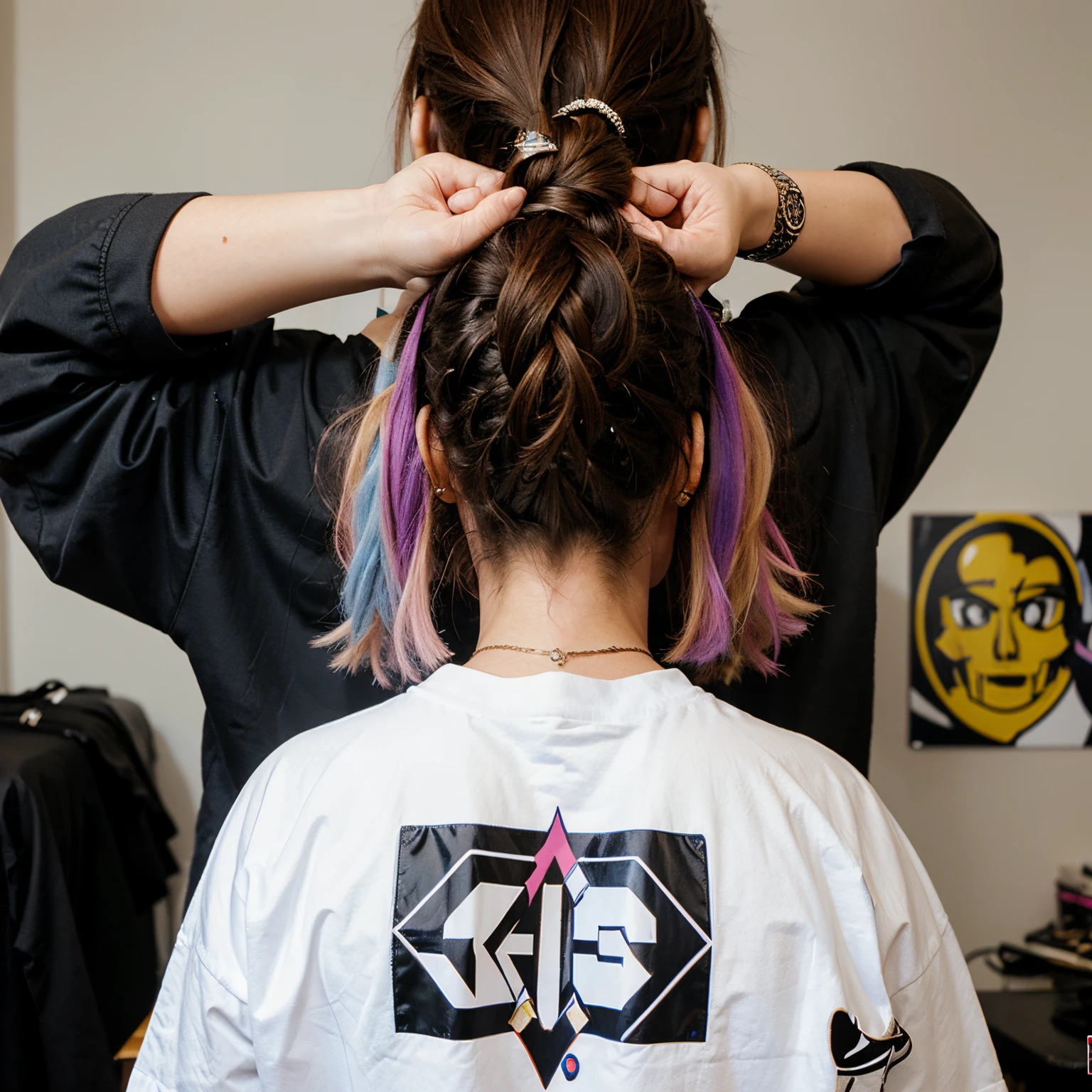 hair stylist logo that says krstyles