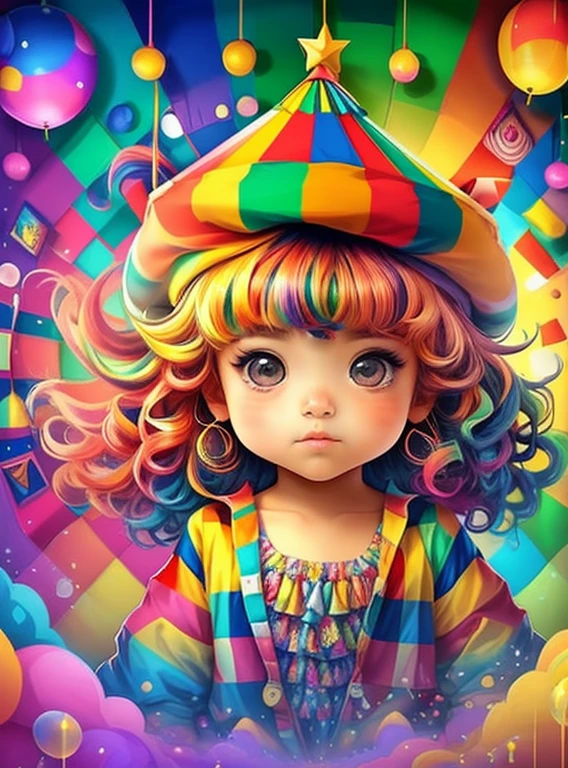 (cute circus tent),(melhor pose),(best angle), (better expression), Eduardo Kobra acolchoamento ,multidimensional geometric wall PORTRAIT, arte, Chibi,
Yang08k, lindo, Colouring,
Primary works, qualidade superior, melhor qualidade, Arte Oficial, Beautiful and Aesthetic, pelos coloridos,