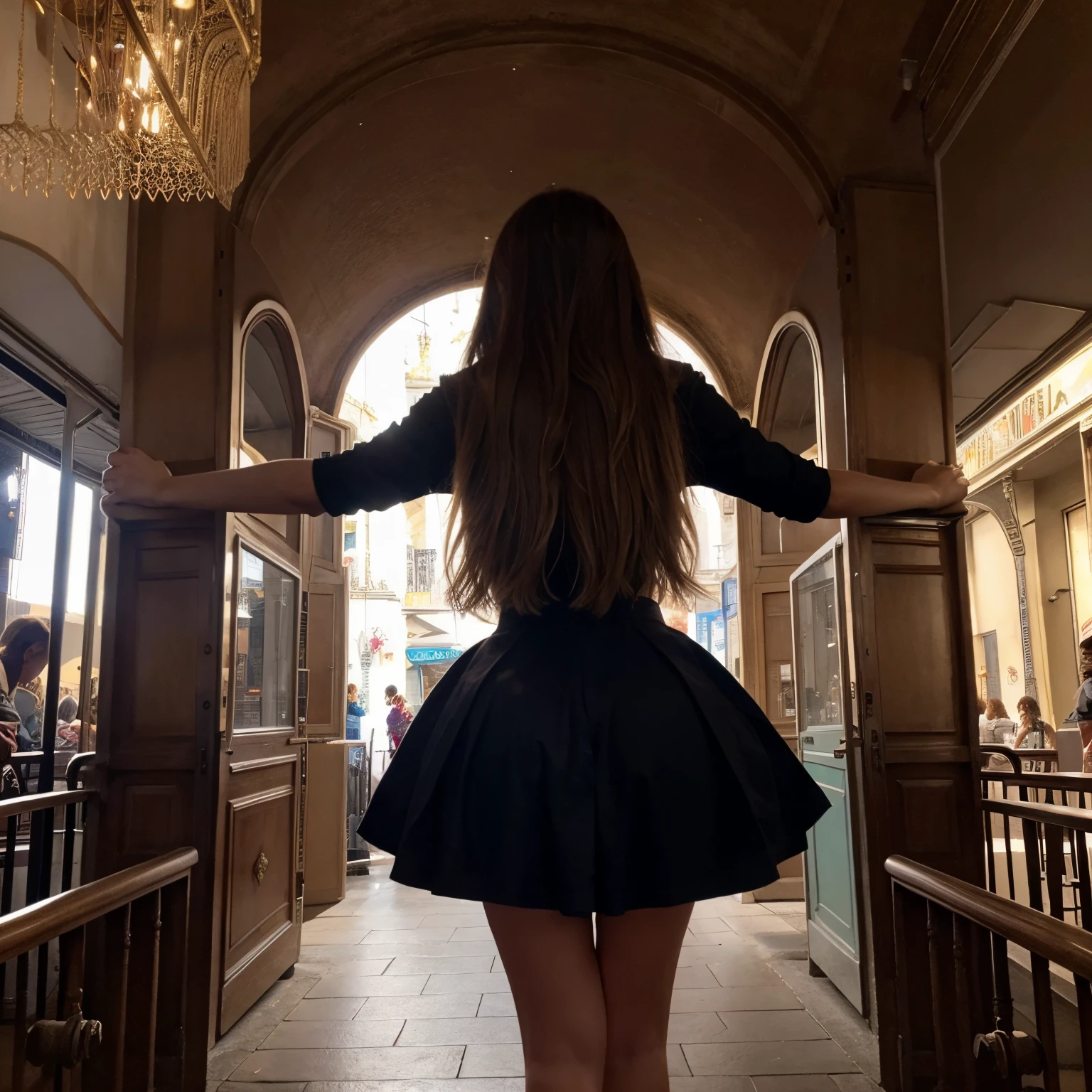 Dans un monde feerique, il a une jeunne fille belle comme une fee, mais ella cache un