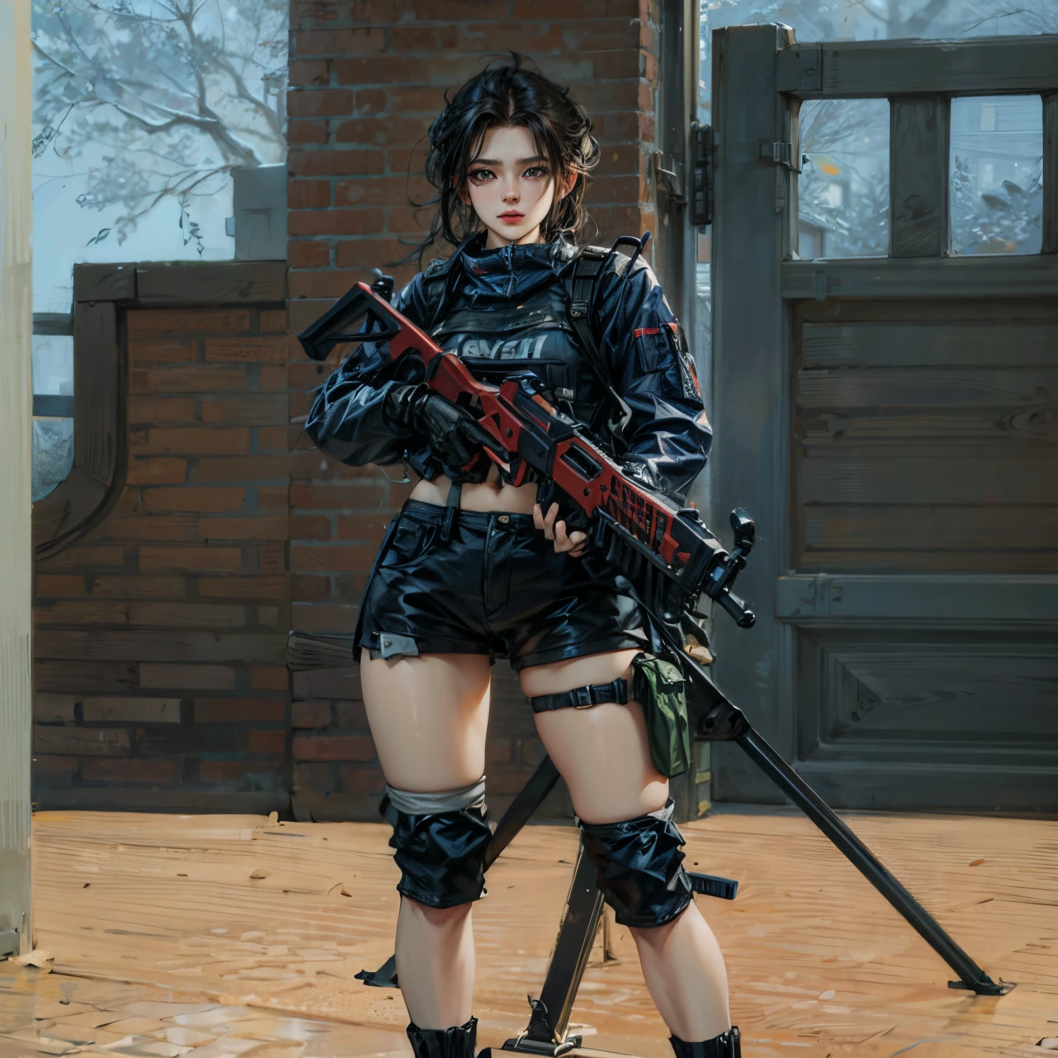 Make this to real person with masterpiece quality, max out details,