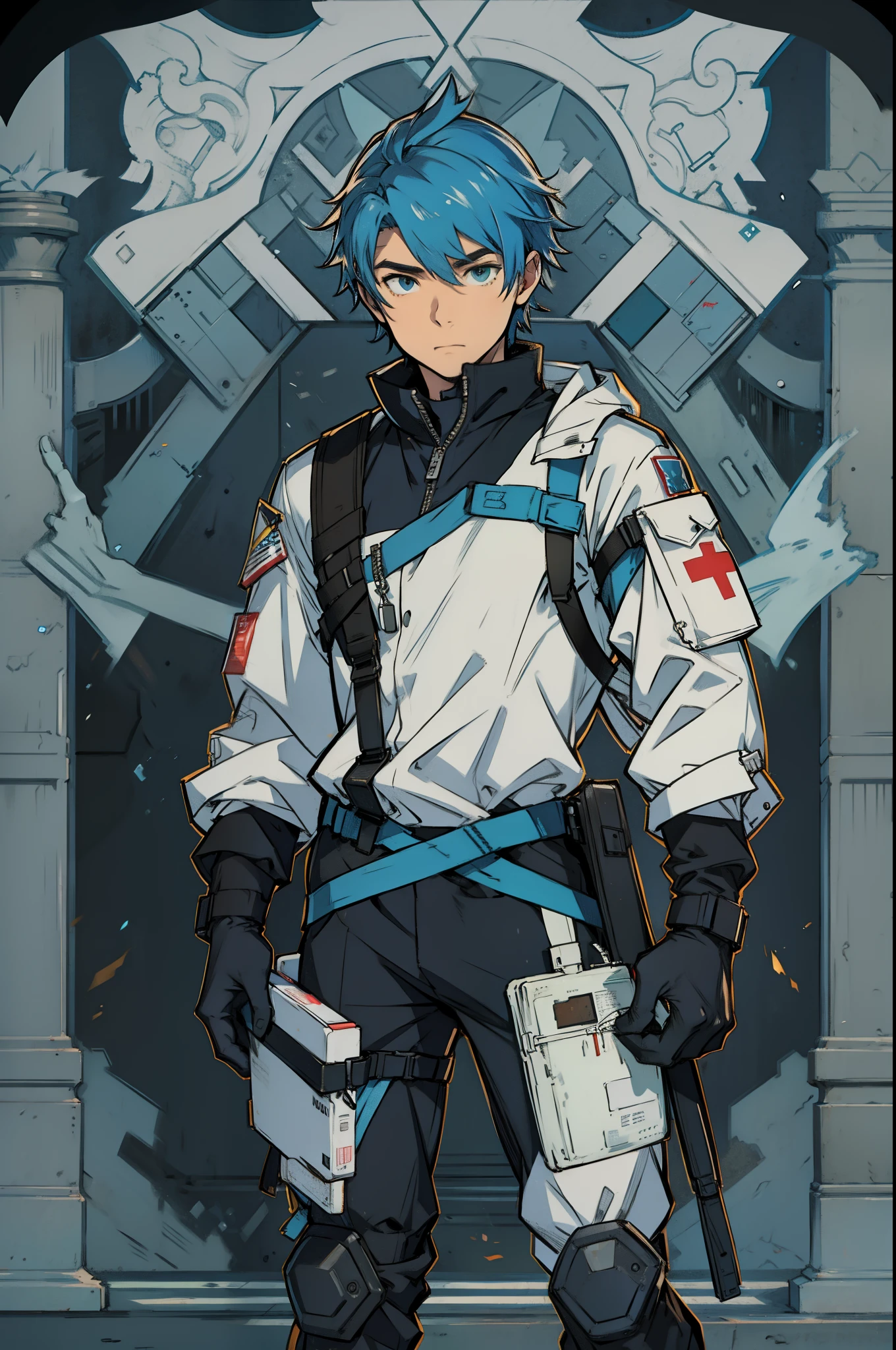 Add a medkit to his right arm