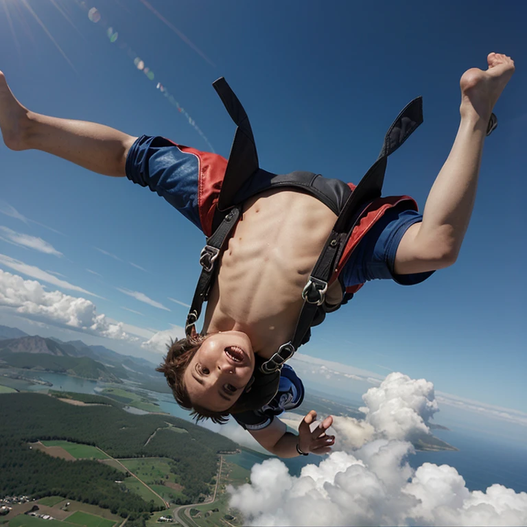 Michael C Hall skydiving
