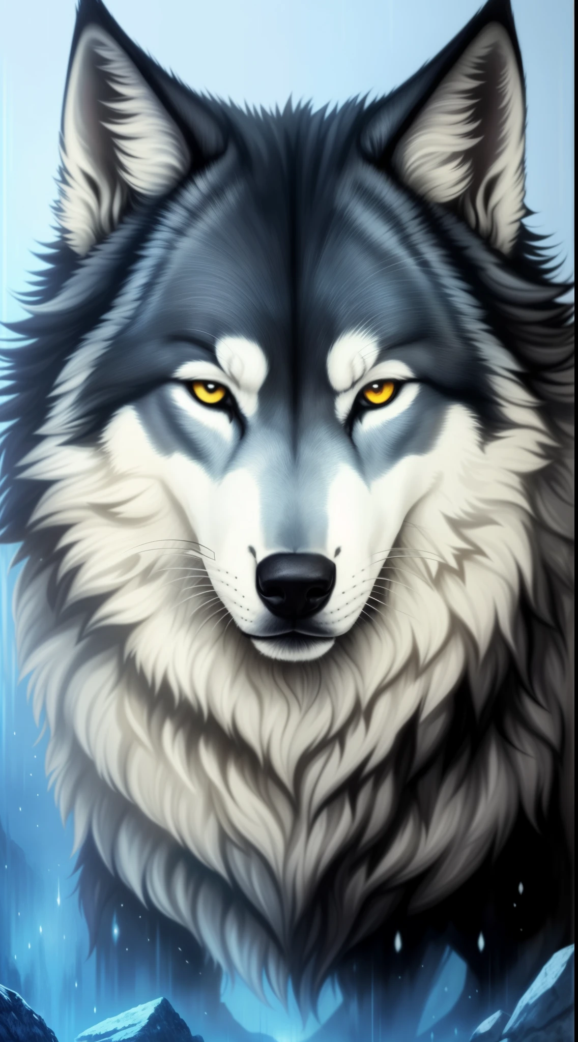 a painting of a No or with blood on the face, Lobo no inferno, No or, photo of No or, portrait of No or fantasy, imagem do avatar, Head No or, Grim - Lobo, Big No or, portrait of No or, No or, No or alpha head, Wolp, foto de perfil, AngieNão or, No or, alto detalhamento), He has No or yellow eyes, Meio Lobo, No or dark grey