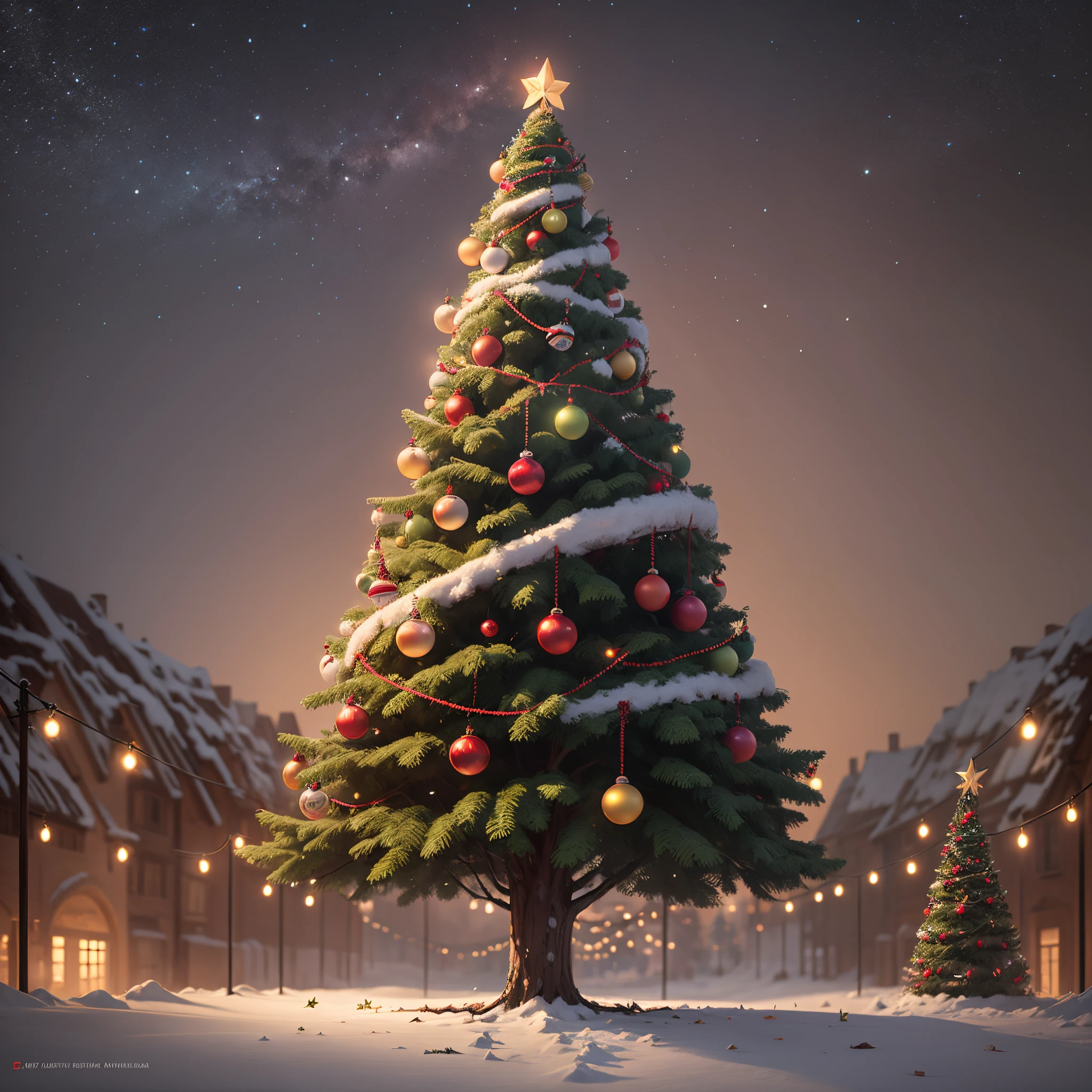 arbol de navidad, escena festiva --auto --s2