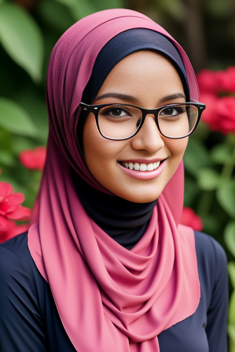 ultra realistic,16k, enhanced quality, perfect face, perfect hands, perfect body, ultra detailed, perfect hair, girl wearing glasses, perfect glasses, perfect smile, girl wearing perfect hijab, ultra realistic particles, perfect duck lips, Islamic hijab, leaning on the back of a Mercedes C-300 by the sea, ultra realistic Mercedes-Benz C300, ultra realistic sea. extra detailed information, full width and height image.