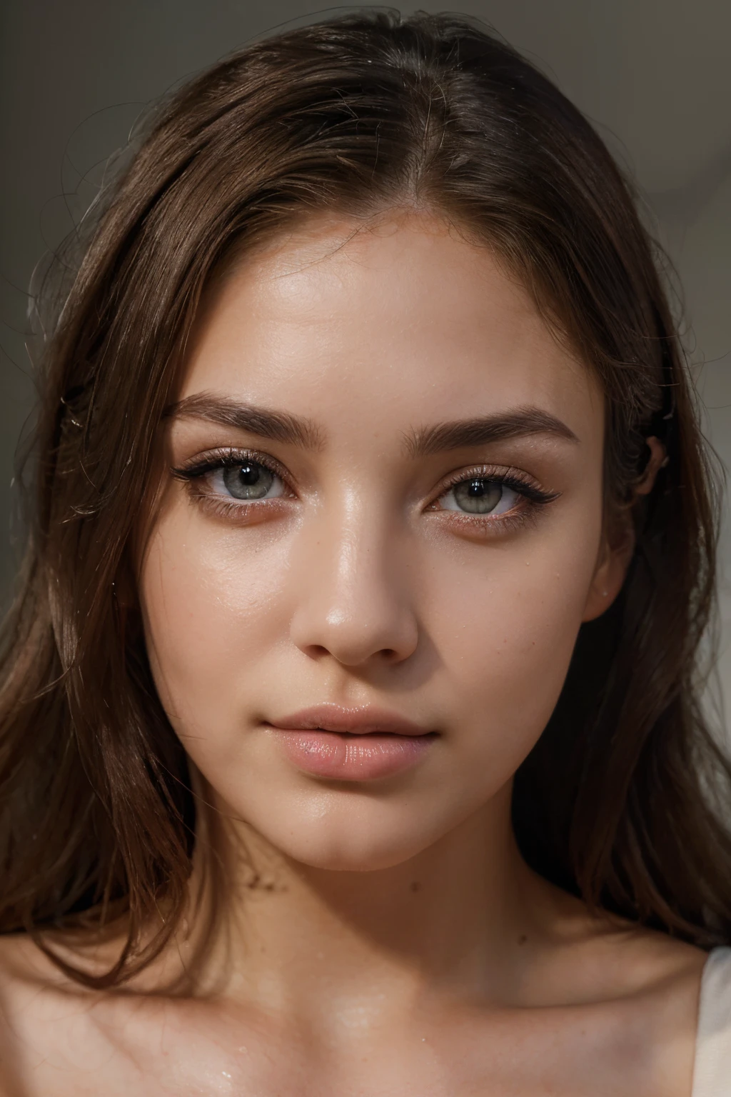 (best quality, high-res, realistic:1.37), HDR, ultra-detailed, 20-year-old woman, beautiful detailed eyes, beautiful detailed lips, long eyelashes, flawless skin, makeup, elegant posture, soft natural lighting, subtle background , portrait, vivid colors