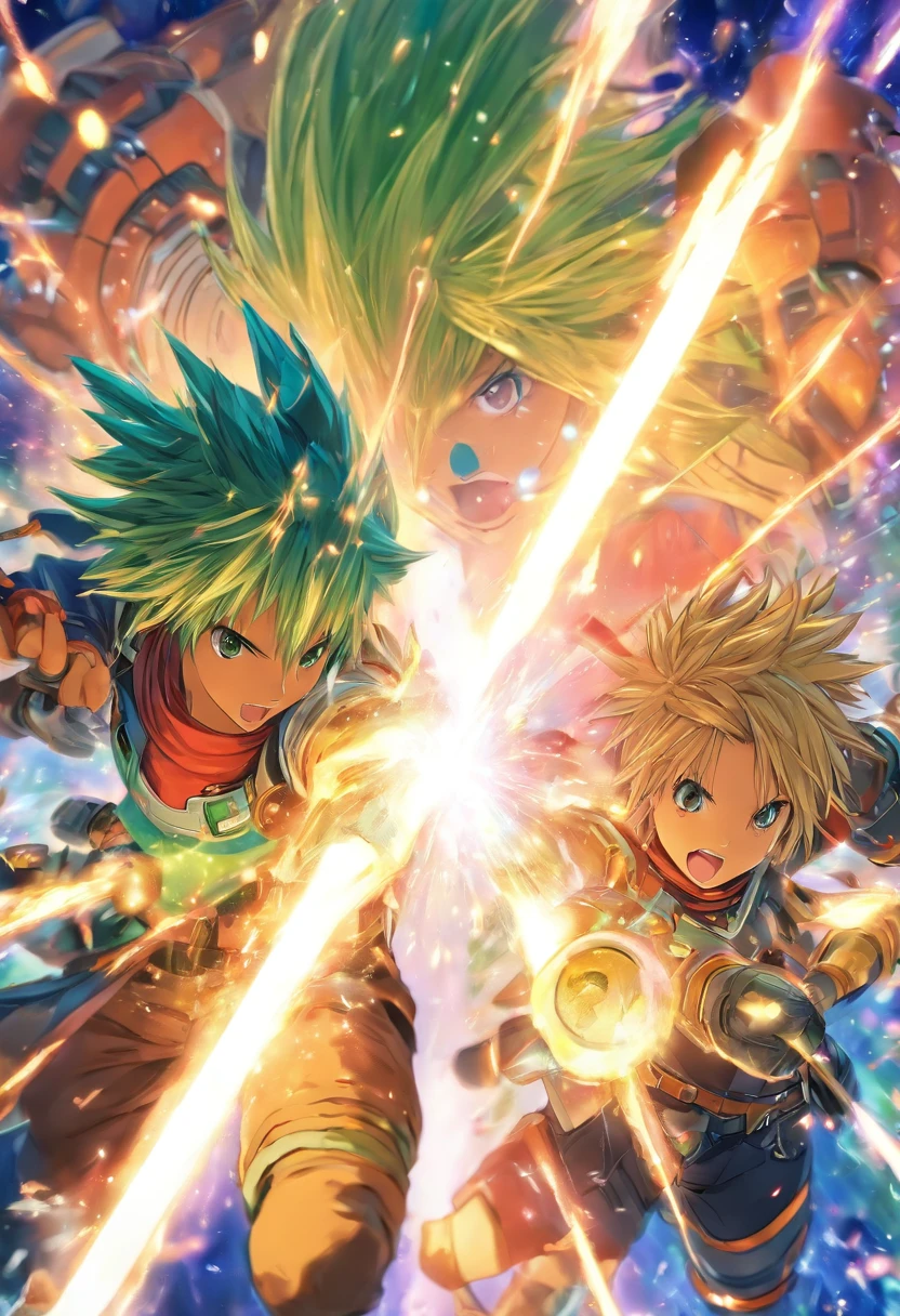 star ocean  Remi Saijonji and Fayd Leingod Aurica fight