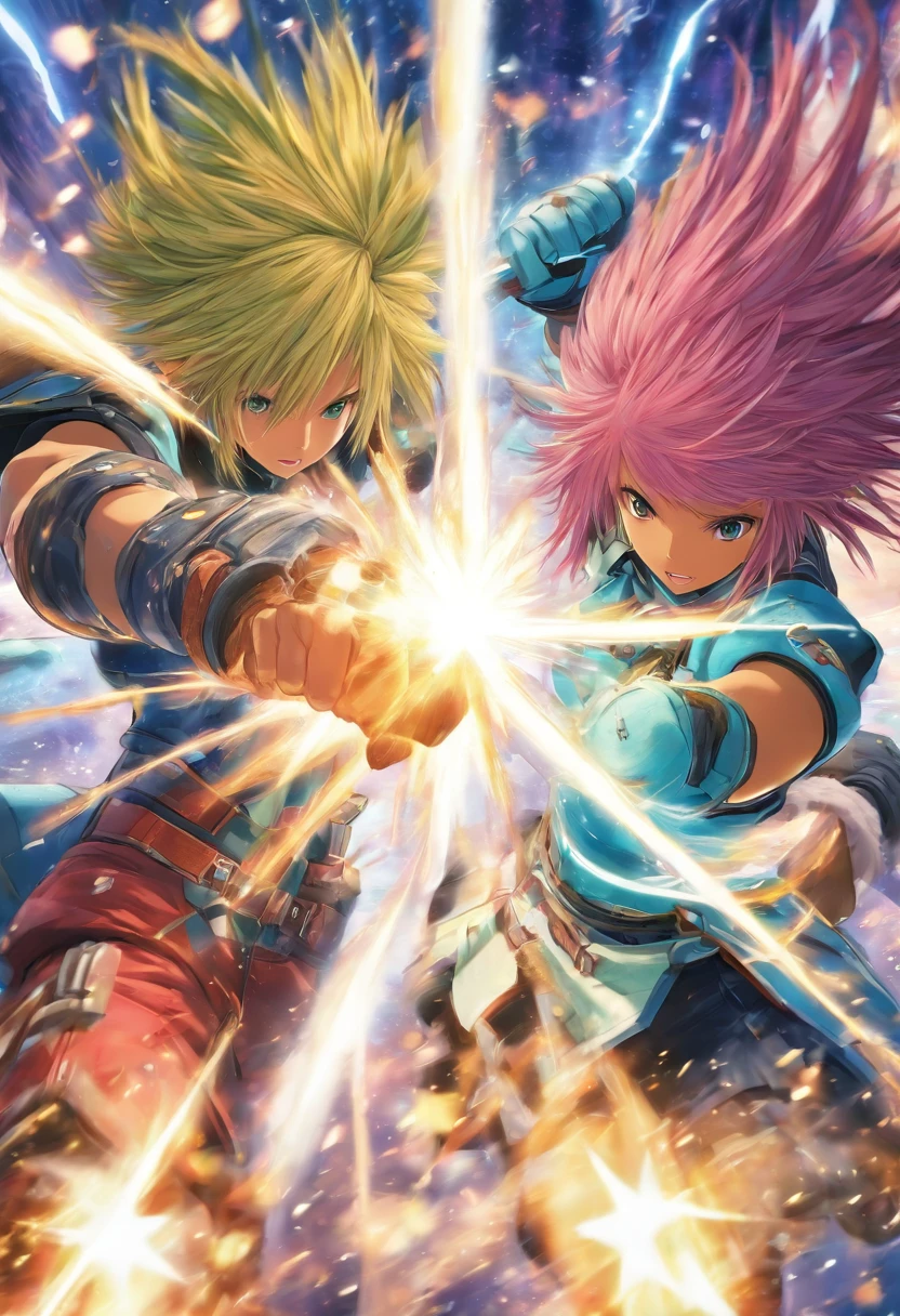 star ocean 6 Remi Saijonji and Fayd Leingod Aurica fight