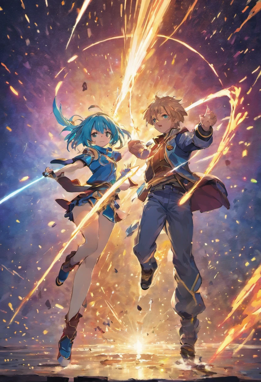 star ocean 6 Remi Saijonji and Fayd Leingod Aurica fight