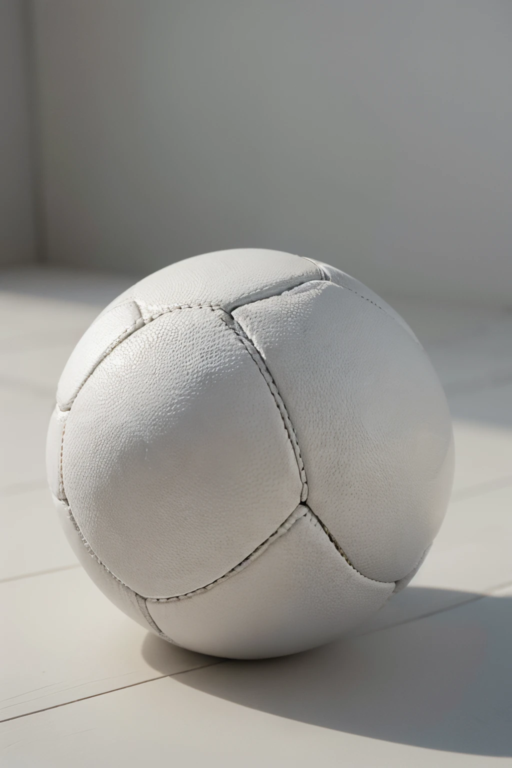 Uma bola de futebol,  com fundo branco, estilo desenho animado infantil 3d