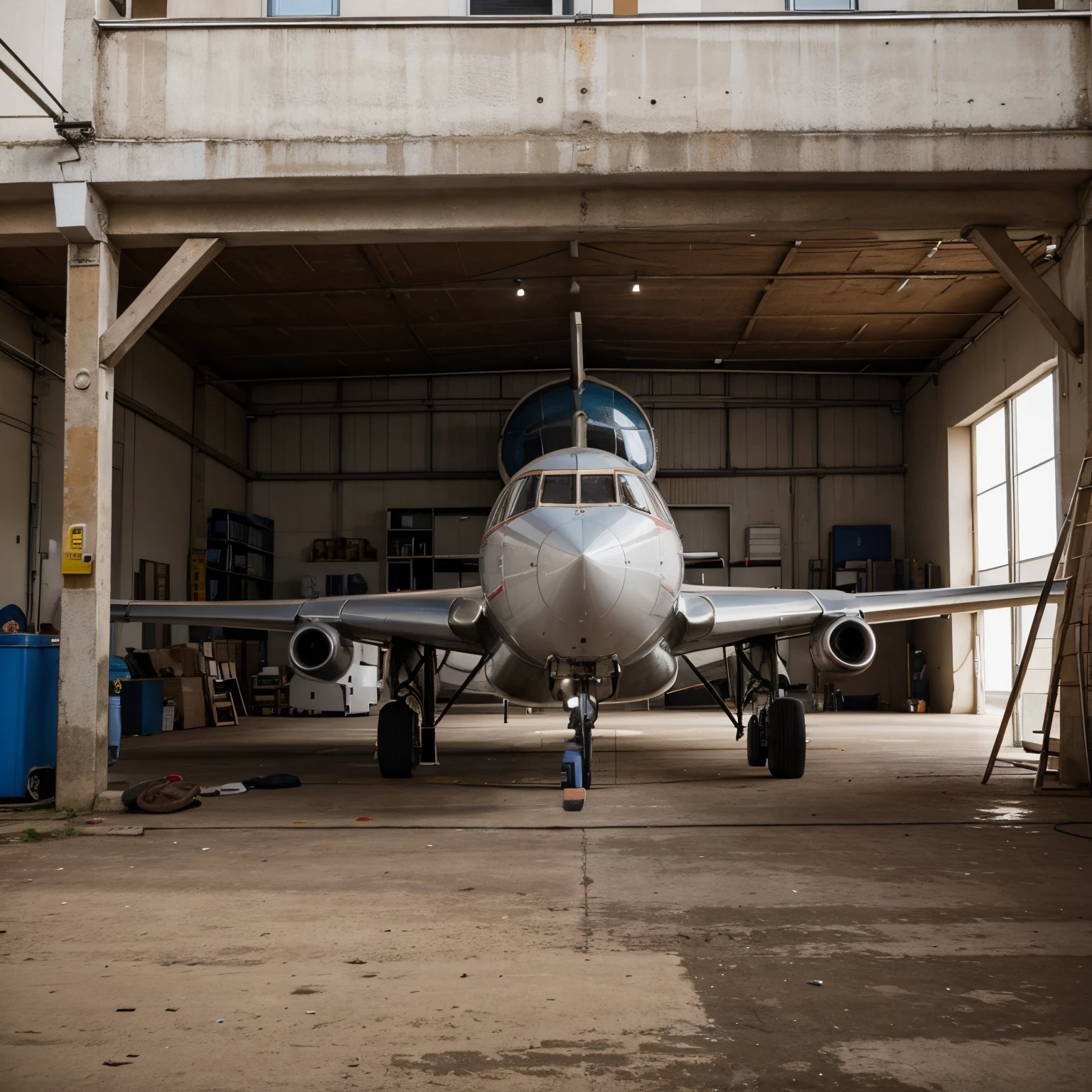 Photo d'un 737 en cour de chargement