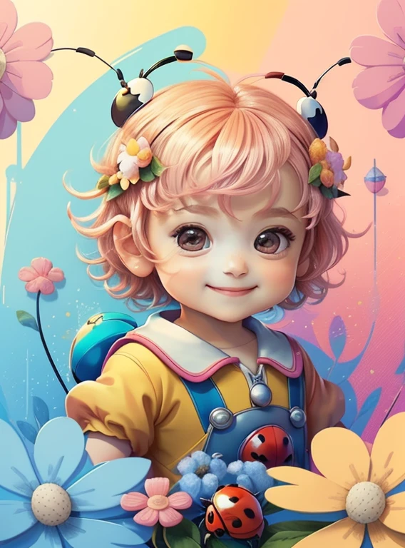 ) ((((cute baby ladybug smiling with flowers) ((Mikey)) - Criador: Walt Disney2023) ), ,, ( Walt Disney acolchoamento ,multidimensional geometric wall PORTRAIT, arte, Chibi,
Yang08k, lindo, Colouring,Rose
Primary works, qualidade superior, melhor qualidade, Arte Oficial, Beautiful and Aesthetic,)) ), ,, Walt Disney acolchoamento ,multidimensional geometric wall PORTRAIT, arte, Chibi,
Yang08k, lindo, (Colouring, rosa), amarelo ,azul ,vermelho e branco)
Primary works, qualidade superior, melhor qualidade, Arte Oficial, Beautiful and Aesthetic,