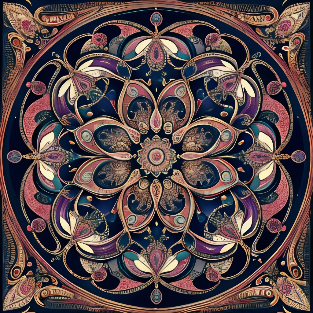 Official Art、unity 8k wall paper、ultra-detailliert、Beautifully Aesthetic、masterpiece、top-quality、(Zentangle、a Mandala、Tangles、Tangles)、(Fractal Art:1.3)、ighly detailed、Dynamic angles、The most beautiful forms chaos、elegent、Brutalist design、Vibrant colors、romantism、