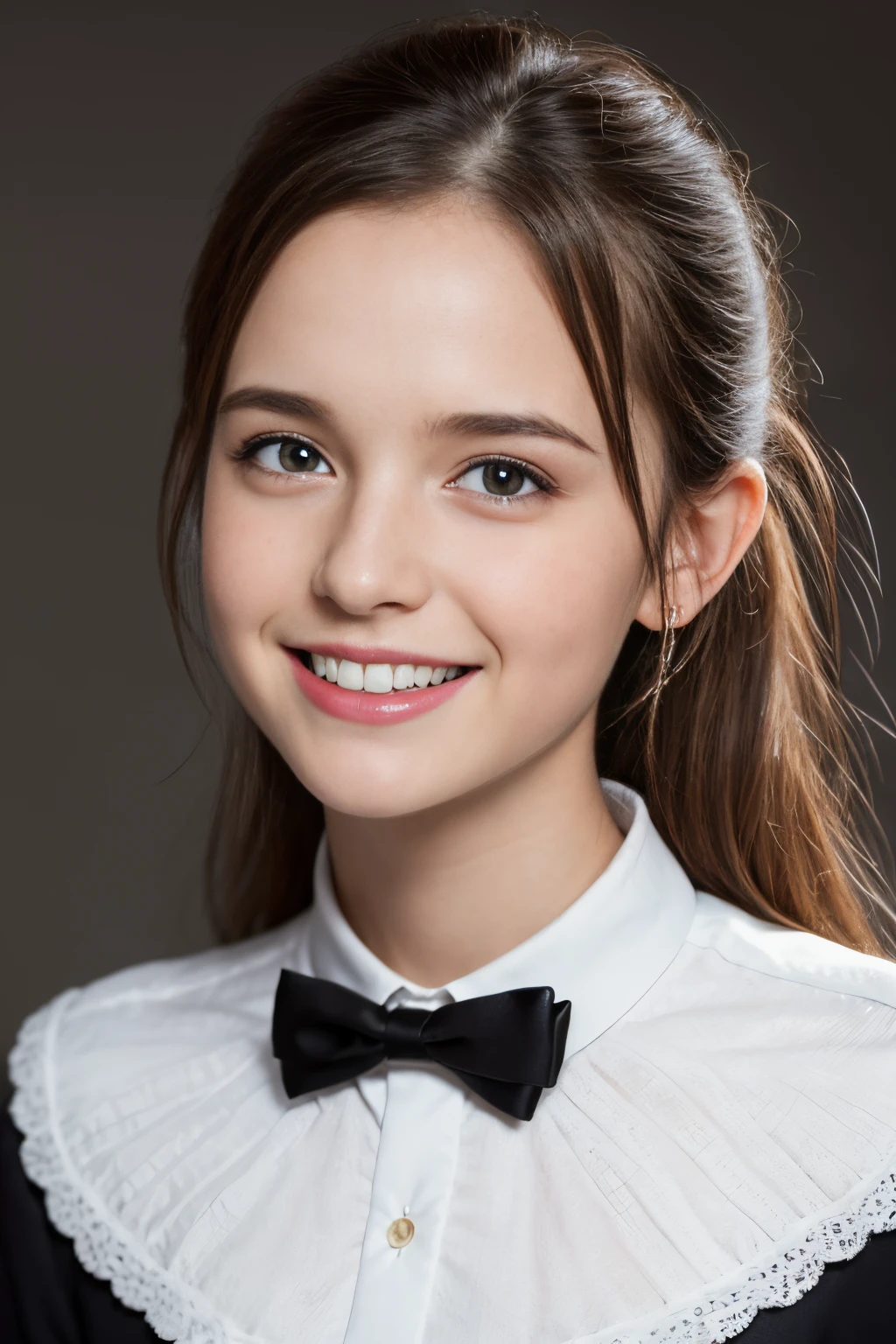 Masterpiece, Best quality, 8k, 18 ans, Photo brute, absurdes, Award-winning portrait, sourire, sourire, pure, German, dress