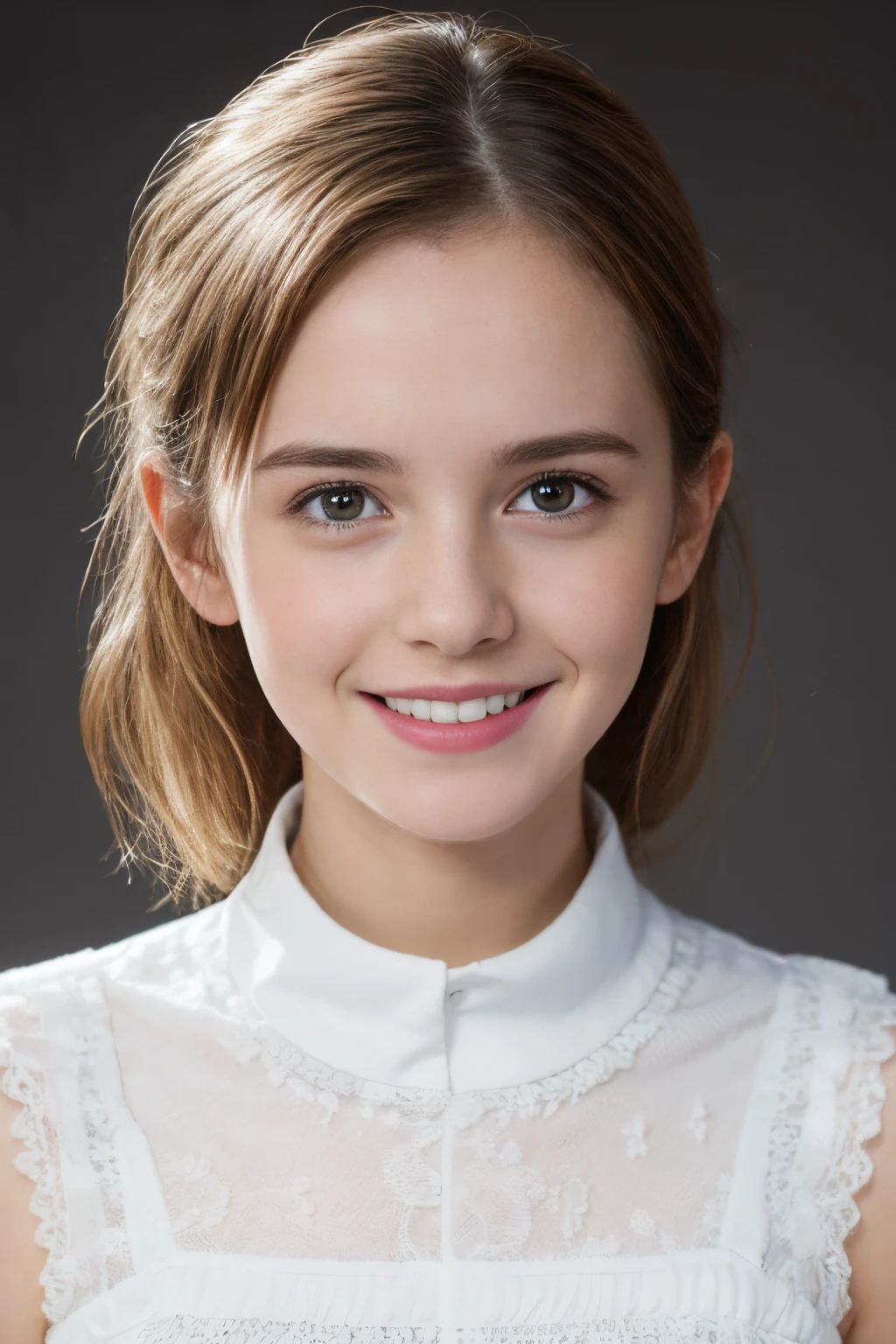 Masterpiece, Best quality, 8k, 18 ans, Photo brute, absurdes, Award-winning portrait, sourire, sourire, pure, German, dress