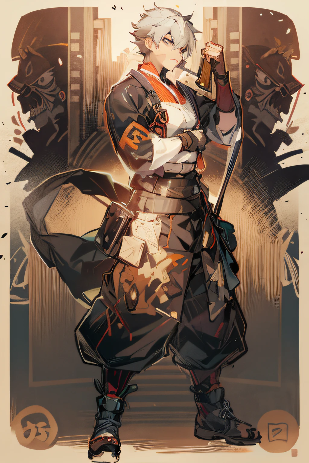 roupas de samurai