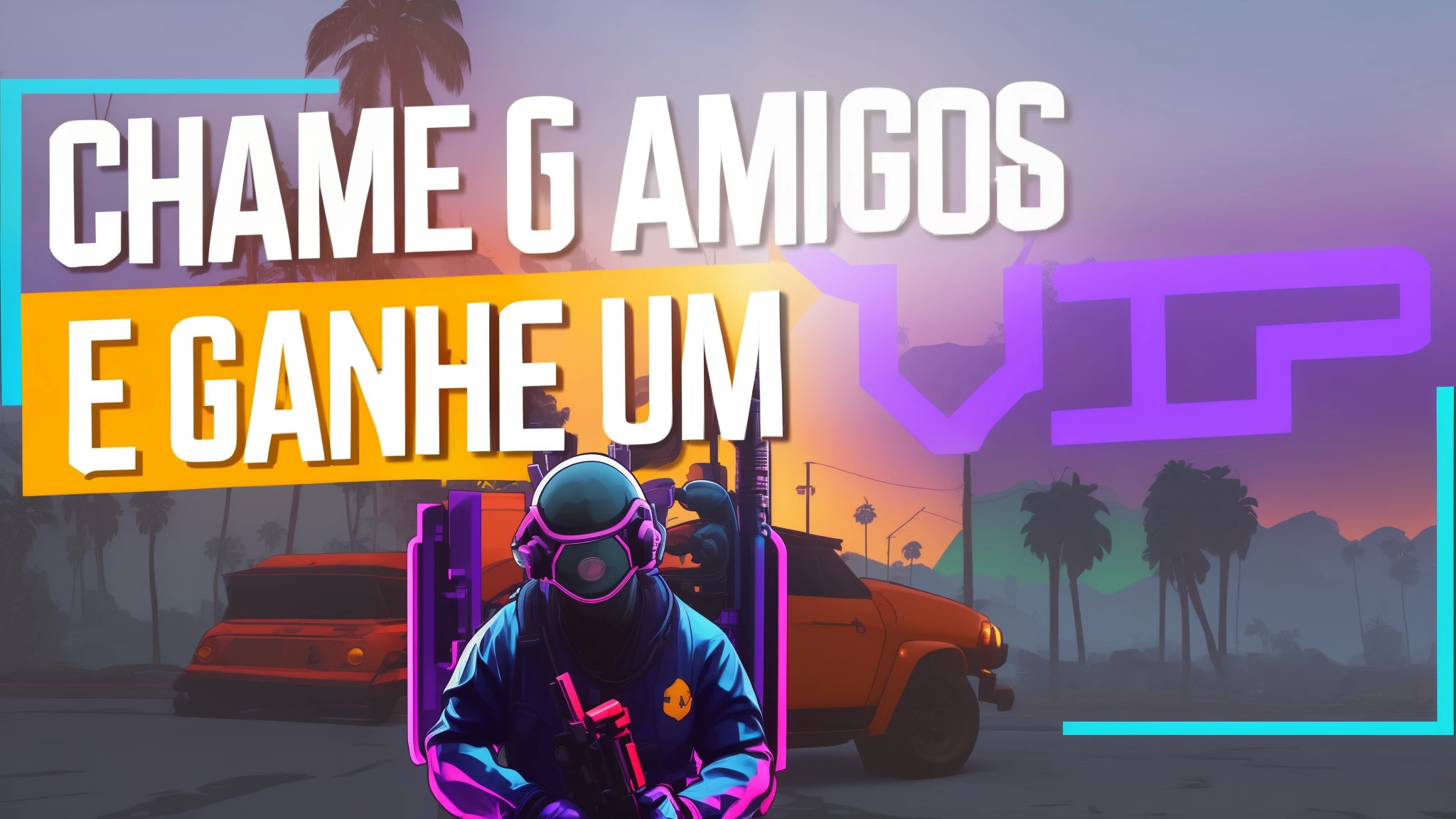 (um coelho segurando uma arma, Miniatura do YouTube, Videogame, gta 5 estilo de capa, gta v capa!!, 2 d arte do jogo gta capa, 2d arte do jogo gta capa, GTA VI, VHSRip, unreal ungine 5, Capa 2D Game Art GTA5, gta 5 capa, GTA v, 🚀🌈🤩, capa do jogo, luzes de efeito realistas, coelho realista, coelho, orelhas do coelho no meio das palavras)