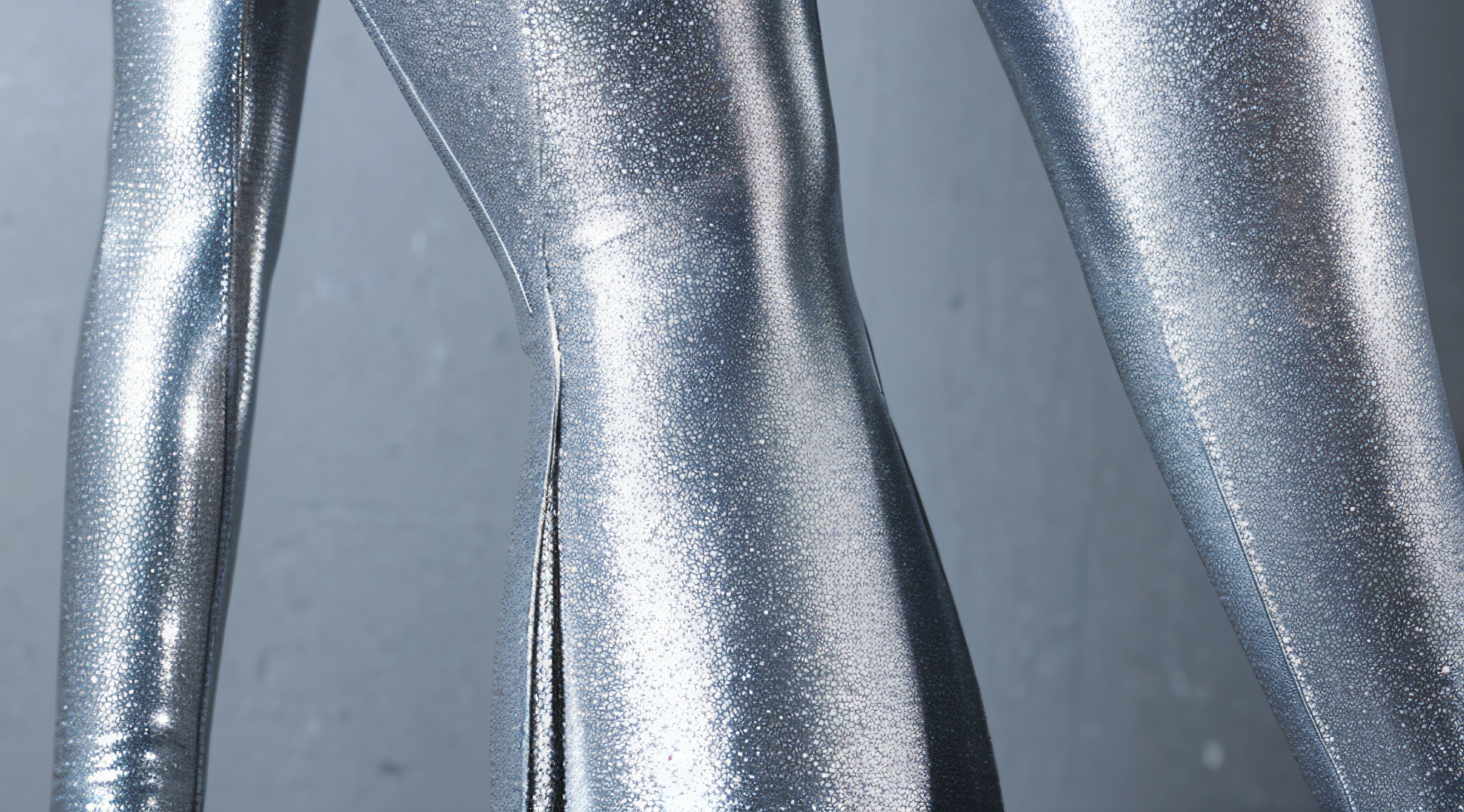 Silver Gradient Textured