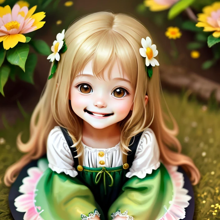a little lovely kid girl