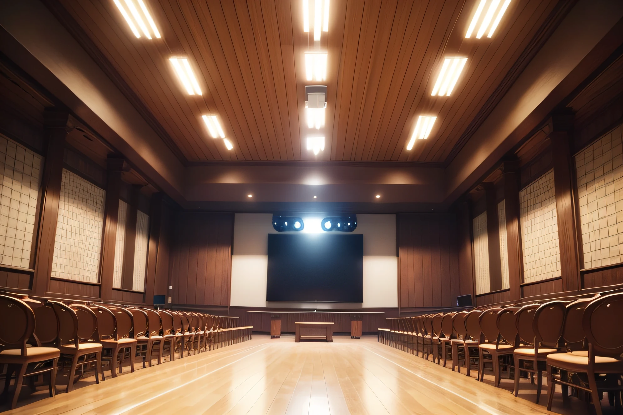 Tall meeting scene,Can accommodate multiple people。Stepped type