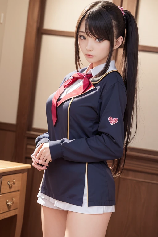ulzzang-6500-v1.1, (raw photo:1.2), (photorealistic:1.4), beautiful detailed girl, very detailed eyes and face, beautiful detailed eyes, ridiculous, incredibly ridiculous, huge file size, super detailed, high resolution, very detailed, best quality, masterpiece, kemomimi, (((JK school uniform)), illustration, very detailed, CG, unified, 8k wallpaper, amazing, fine details, masterpiece, best quality, very detailed CG uniform 8k wallpaper, light on face, cinematic lighting, 1girl, 16 years old, ((no bra)), (no panties)), ((dynamic pose)), (camel toe), (half), (pantyhose)