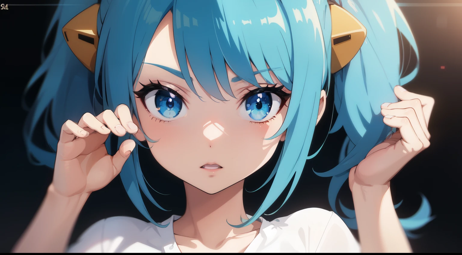 anime com cabelo azul e colete vermelho com olhos azuis, estilo anime 4K, Anime Art Wallpaper 8K, arte de anime digital detalhada, badass anime 8 k, arte de anime digital, Anime Art Wallpaper 4K, Anime Art Wallpaper 4K, arte digital estilo anime, estilo anime. 8k, Papel de parede anime 4k, Anime Wallpaper 4k, 4k anime wallpapers
