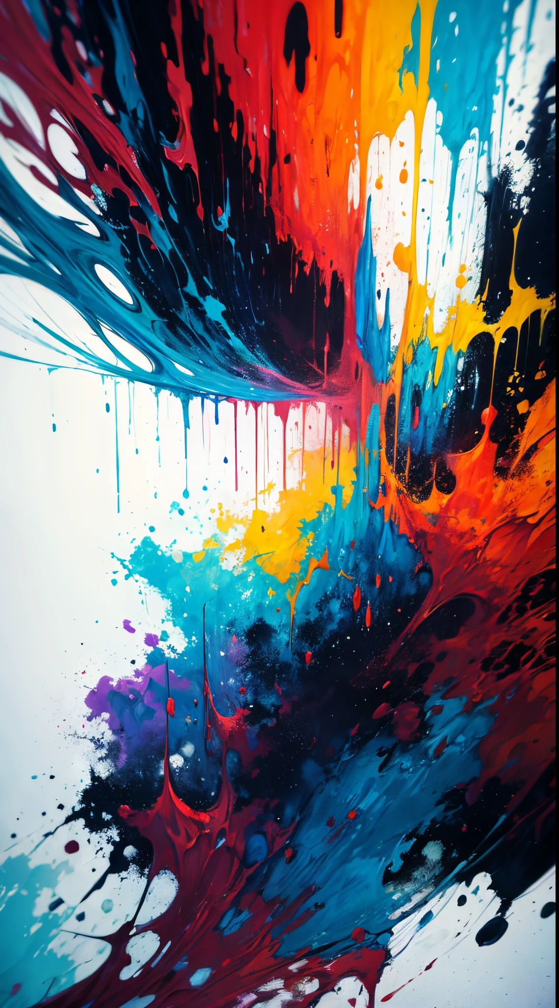 Abstract oil painting color form of humanities determination canvas colorful dramatic sloppy, ominous beautiful invigorating interest