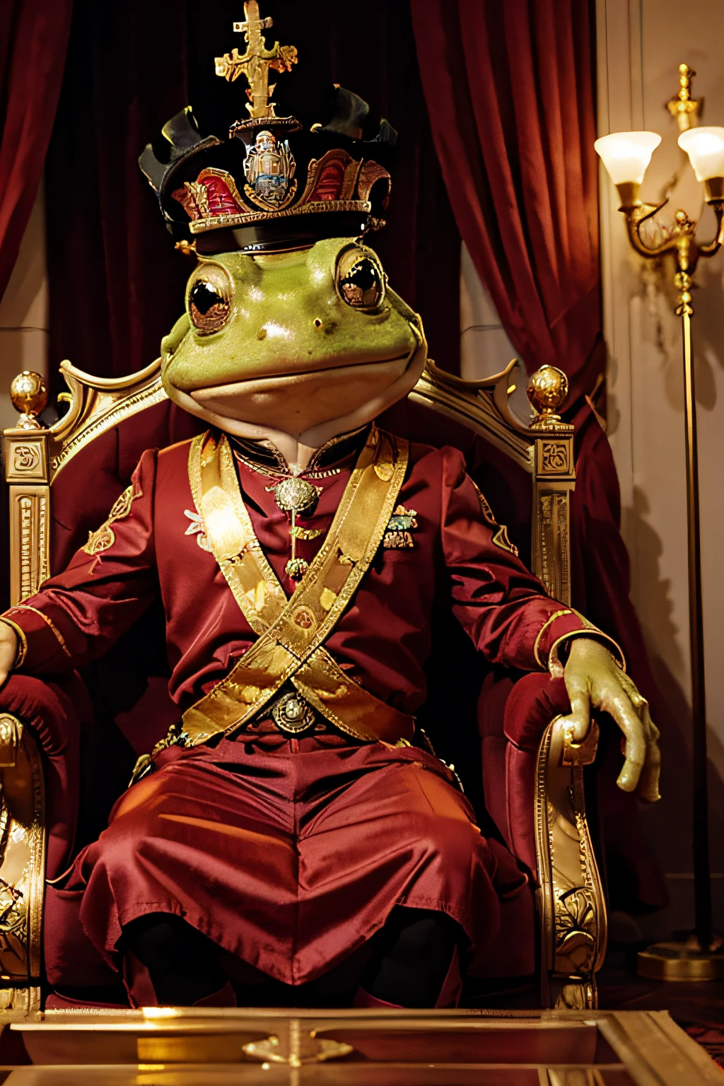 Badge of sovereignty or nobility intended to adorn the head.