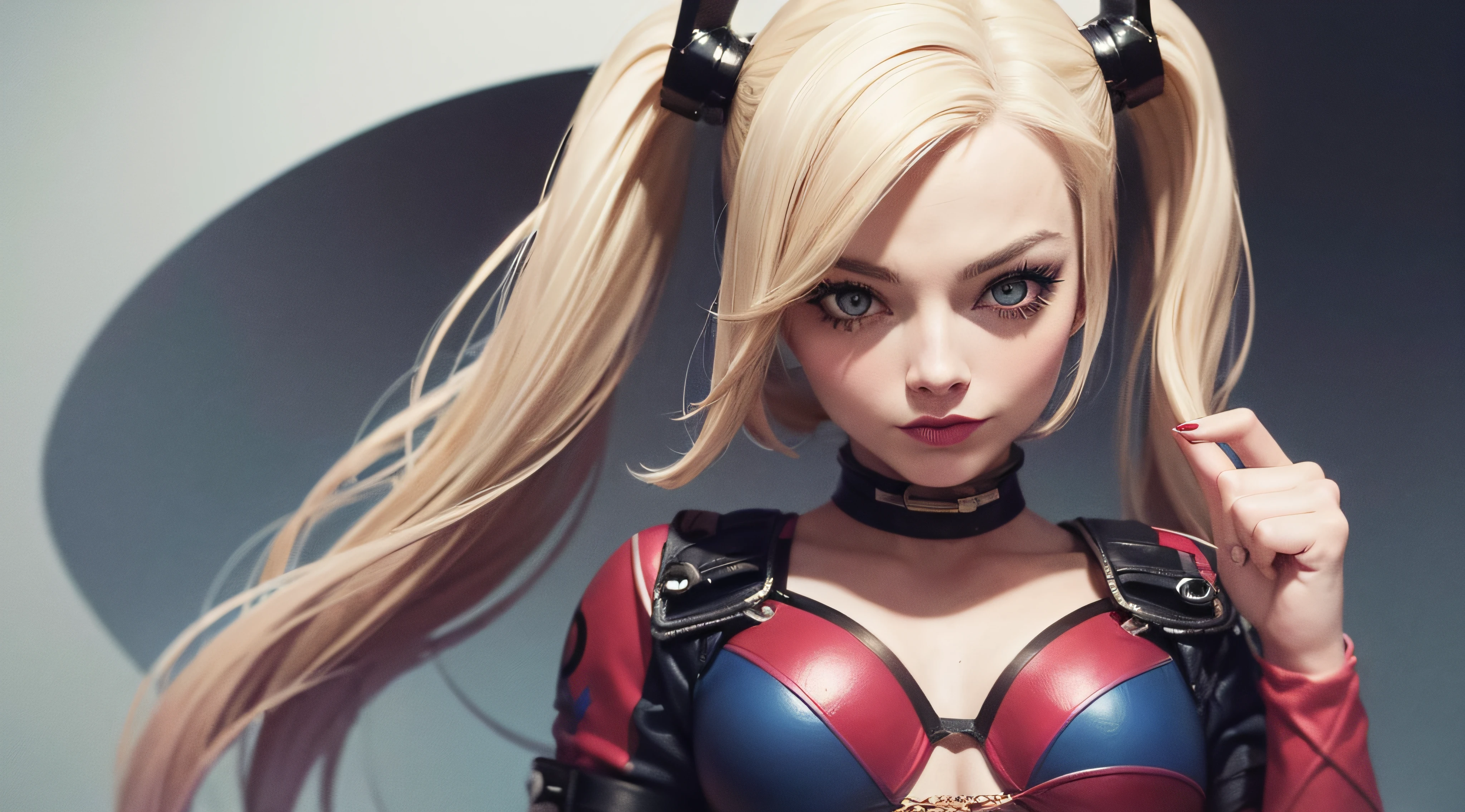 (obra prima) (perfection) (ultrarrealista | | | | |) (sem defeitos) Margot Robbie playing Harley Quinn in Suicide Squad