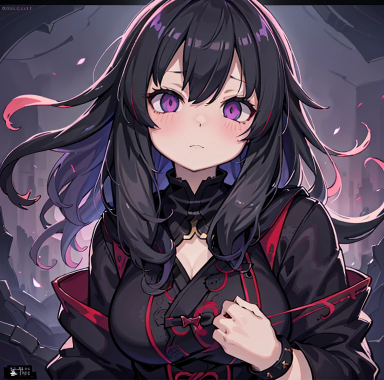 最high quality、Best image quality、masterpiece、girl((18-year-old、 By becoming、Best Bust、Medium Bust,Wide open breast tea、Red glowing eyes,Blonde、Disheveled Hair、Twin tails、thin,The highest valley、Open chest、Luminous Wristbands、hat、hair ornaments、luminous necklace、Black samurai costume、Disheveled clothing、Show the whole body,Low - Angle、Hacker-like、sweating、lure、Black cute mask、Leaning against a wall、Black scarf、Holding a Japanese sword、Sad face、Chain Accessories、handcuffs)),high quality、Beautiful art、background((Black Room、Black Wall、Black furniture、Big black TV、Black PC、red paint))、Flight、Flying debris、Written boundary depth、movie、Visual Arts、Perfect art、8K,Genuine,