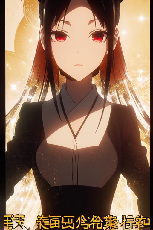 (top-quality),white military uniform、Hats、Delicate facial features,Sexy beautiful anime girl,long, dark hair,rosy lips,Detailed eyes,The face is front、Theme colors are black and red、The upper part of the body