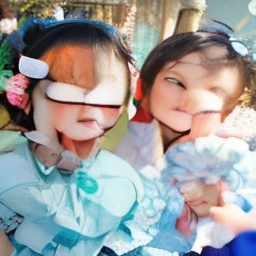 Two boys, amusement park, holding balloons, happy, happy, perfect quality, clear focus (clutter - house: 0.8), (masterpiece: 1.2) (Realistic: 1.2) (Bokeh) (Best quality) (Detailed Skin: 1.3) (Intricate Details) (2480x3508) (Detail Eyes) (Sharp Focus), (Happy)
