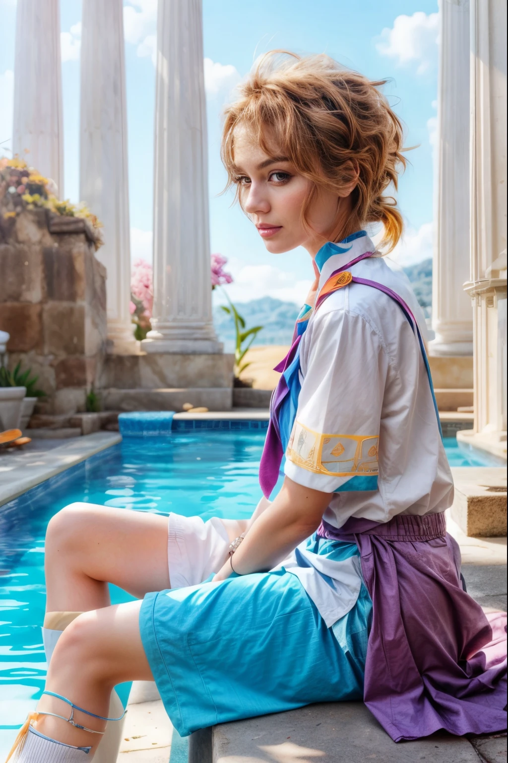 Proportionate eye, proportionate face, buetifull face, buetifull woman, gorgeous, ref hair,