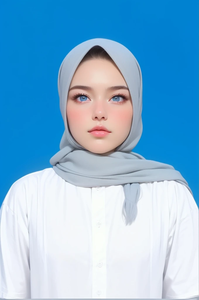 (masterpiece, best quality,:1.2), 1girl, (solo:1.3), upper body, white shirt, short sleeves, , (waifu, realistic, real life, exceptional, best aesthetic, new, newest, best quality, masterpiece:1.2), soft_lighting, soft_skin_tone, feminin_hair, (white background, simple background,:1.2),