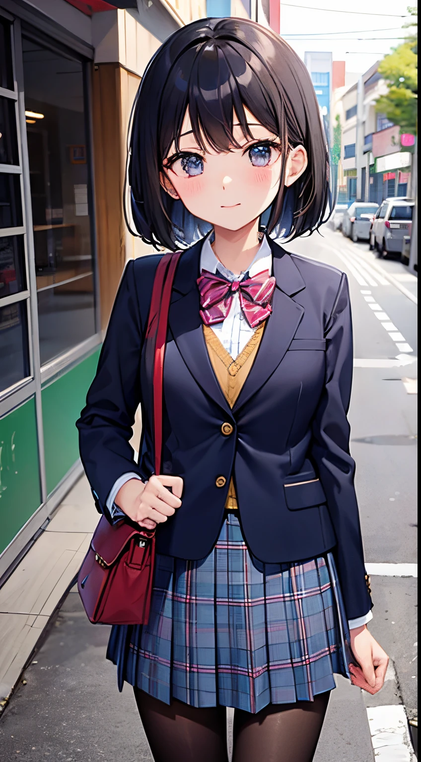 middle school girl、student clothes、blazers