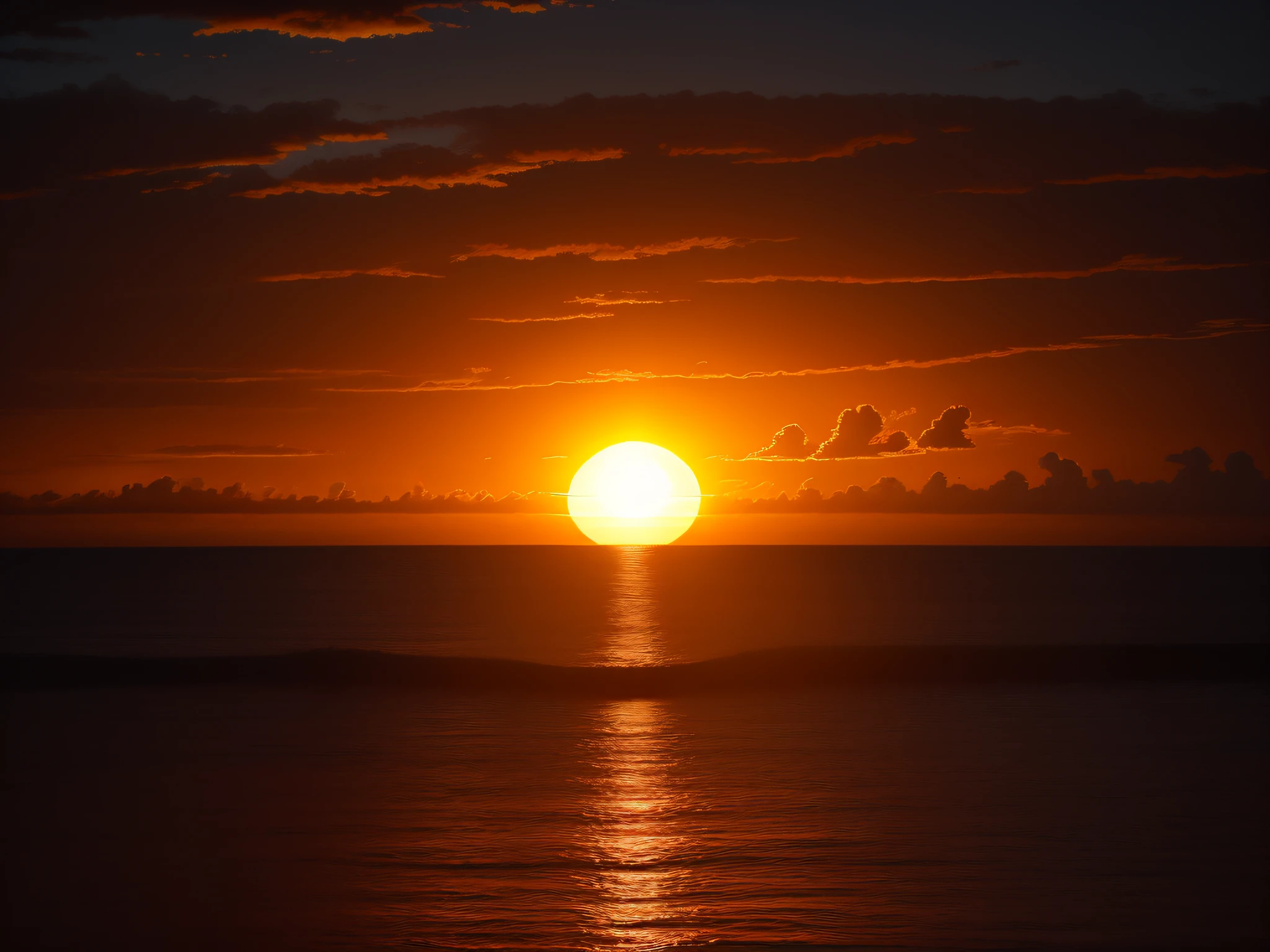 A rough sunset over the water々Nice view, Sun on the horizon, evening sun, Evening glow, sun setting in the background, Orange sunset, sun setting, sun rising, Solar sunset, Red sun over paradise, sunset photo, Sundown, sun behind him, Sundown, The sun is setting, Sun in the background