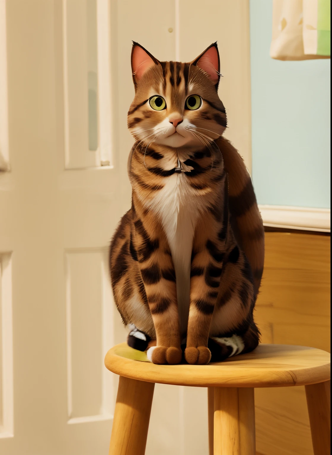 Cat sitting
