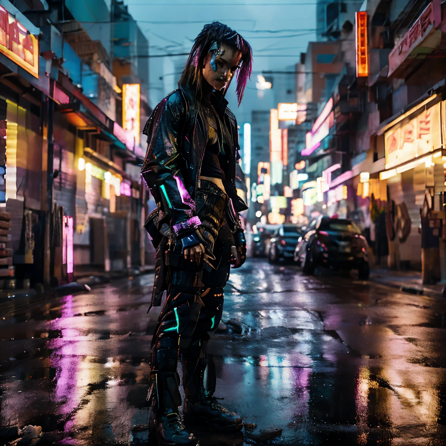 Cyberpunk femboy