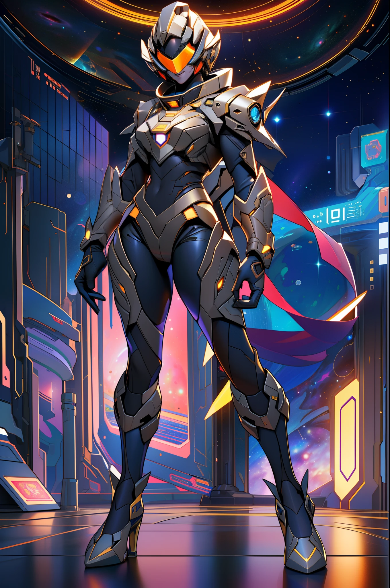 ((Sculpture design))，((full body portrait of person:1.6))，((undying))，((tmasterpiece))，【Create a LOGO based on：(femele:1.4)， (Sci-fi explorer:1.4) Wear a helmet with a hexagonal glass visor, [Style-Psycho::10], stare into the distance，Next to one (Crashed spaceship:1.2), (Space traveler:1.5)，(A MILF，熟妇，mature，big chest and thin waist，((thick thight))，long leges，)，(Enchanting figure)，(Perfect woman)】，(Computer graphic arts:1.4)， (s fractal art: 1.2)，(( 32K，A high resolution，hyper HD，))， (( Professional Quality，Perfect photography， ray traycing， perfect volumetric lighting， hight quality octane render， High quality vectors))， ((hyper-detailing:1.2，Complicated details:1.2))， ((ultra real photo，フォトリアリスティック，3 Rendering))，((epic image))，(Blind box toy style：1.6)，((simple backgound，Deep dark background:1.2，with black background))，((Detailed faces))，((詳細な目))，((Clean the skin))，（correct hand：1.6），（Complete and beautiful five fingers：1.6），（Anatomical proportions of head and body:1.6），(Anatomically correct perspective and occlusion：1.5)，（Correct anatomy：1.5），(Add a base:1.6)，(Tangled pedestal:1.6)，(Character centered:1.4)， (greg rutkovsky:0.8)，((ssmile))，