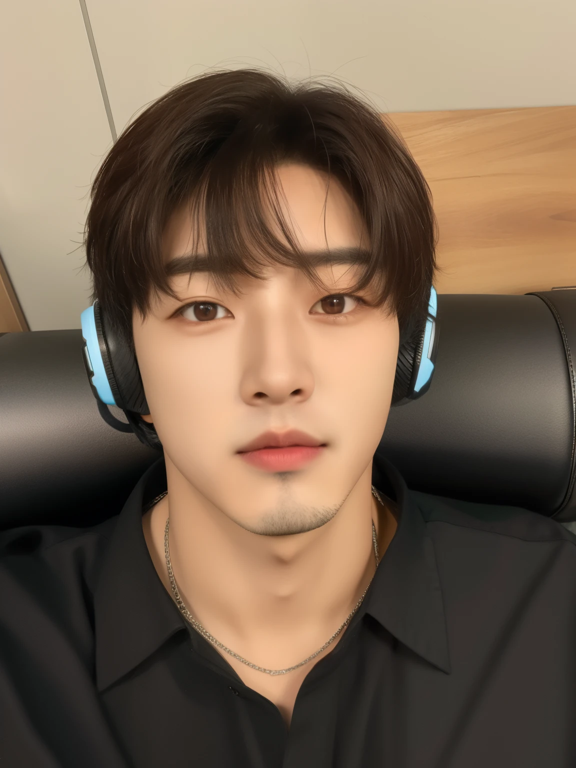 Hyunjin de Stray Kids, fotorrealista, UltraHD, 8k.