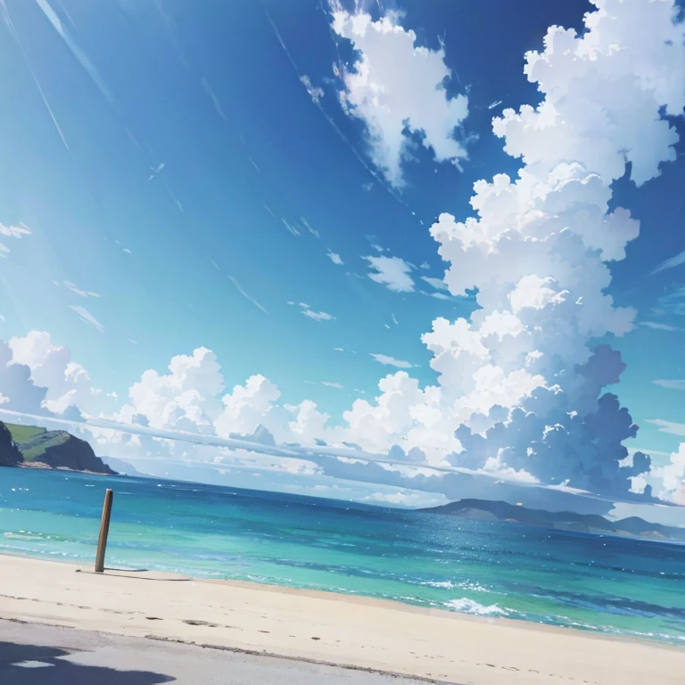 Full page blue cloudy sky